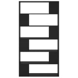Book Cabinet Room Divider Black 100x24x188 cm 3082072