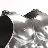 Roman Soldier Body Armour Cuirass Replica LARP Silver Steel 286209