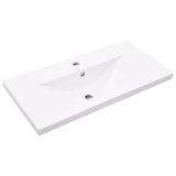 ZNTS 2 Piece Bathroom Furniture Set Concrete Grey Engineered Wood 3324921