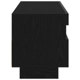 TV Cabinet Black Oak 80 x 35 x 40 cm Engineered Wood 862566