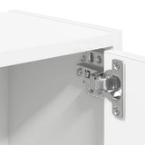 Bookcase White 40x24x102 cm Engineered Wood 860373