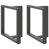 Dining Table Legs T-Shaped 2 pcs Anthracite 70x35x cm Steel 4013058