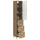 Cabinet Set 2 pcs 33 x 34.5 x 90 cm Engineered Wood 3416474