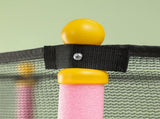 4.6FT/55" Kids Trampoline with Safety Enclosure, Outdoor Indoor Use, for Ages 3-10 Years, Pink T3398P348063
