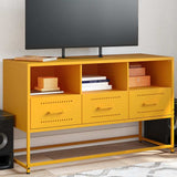 TV Cabinet Mustard Yellow 100.5x39x60.5 cm Steel 846545