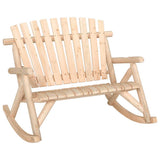 4 Piece Garden Lounge Set Solid Wood Spruce 3185525