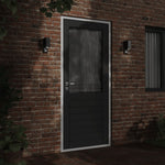 ZNTS Outdoor Wall Lights with Sensors 2pcs Black Die-cast Aluminium 4006309