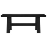 Dining Bench NOAIN 120 x 41 x 45 cm Solid Pine Wood Black 42020926