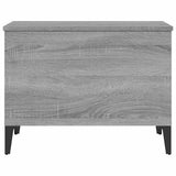 Coffee Table Grey Sonoma 60x44.5x45 cm Engineered Wood 819578