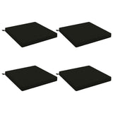 4-Piece Seat Cushions SOEST 4 pcs 100% Polyester Black 945064