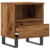 Bedside Cabinets 2 pcs Old Wood 40x35x50 cm Engineered Wood 857377
