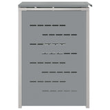 Wheelie Bin Storage Grey 77.5 x 69 x 112.5 cm Stainless Steel 42028998