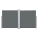 Retractable Side Awning Anthracite 120x600 cm 48450