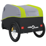 Bike Trailer Black and Green 30 kg Iron 94144