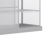 3 Tier Greenhouse Garden Outdoor Cold Frame Plant Flower Growth Transparent Polycarbonate Board T3398P317744