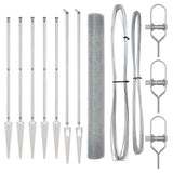 Welded Wire Fence with Spikes 10 x 1.4 m 3351935