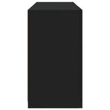 Sideboard with LED Lights Black 123x37x67 cm 3209059