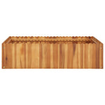 Garden Raised Bed 100x100x25 cm Solid Acacia Wood 45922