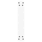 Bar Table Legs U-Shaped 2 pcs White 40x cm Steel 4013229