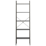 5-Tier Standing Shelf Black 56x35x174 cm 336369