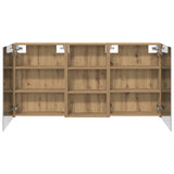 Bathroom Cabinet Set 3 pcs 140 x 14.5 x 70 cm Engineered wood 3403783