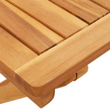 Folding Garden Table 50x50x50 cm Solid Wood Acacia 364893