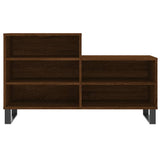 Shoe Cabinet Brown Oak 102x36x60 cm Engineered Wood 831403