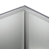 Garden Planter 2 pcs Silver 50 x 20 x 40 cm Galvanised Steel 8005453