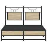 Bed Frame without Mattress Sonoma Oak 120x190 cm Small Double Engineered Wood 4106959