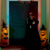 Halloween Talking Witch Purple 216 x 125 cm Polyester 42020042