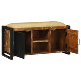 Bench Cabinet Multicolour 100 x 35 x 50 cm Solid Reclaim wood 4013618