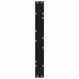 Dining Table Legs 2 pcs Black 70x cm Steel 4012724