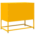 ZNTS TV Cabinet Mustard Yellow 68x39x60.5 cm Cold-rolled Steel 853335