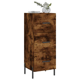 Sideboard Smoked Oak 34.5x34x90 cm Engineered Wood 828617