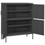 Storage Cabinet Anthracite 80x35x101.5 cm Steel 336141