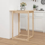 ZNTS Bar Table 80x80x110 cm Solid Wood Pine 822182