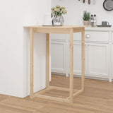 ZNTS Bar Table 80x80x110 cm Solid Wood Pine 822182