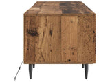 LED TV Cabinet Old Wood Engineered Wood 896913