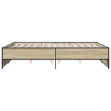 Bed Frame without Mattress Sonoma Oak 150x200 cm King Size 3279883