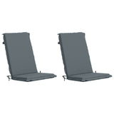 High Back Chair Cushion GEMERT 2 pcs 100% Polyester Blue 945876
