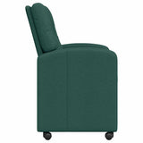 Dining Chairs with Wheels 2 pcs Dark green 57 x 67 x 95 cm 42017852