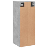 Wall Mounted Cabinet Concrete Grey 34.5x34x90 cm Engineered Wood 830512