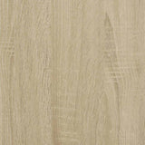 Bed Frame without Mattress Sonoma Oak 135x190 cm Double Engineered Wood 3295508