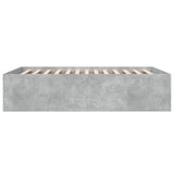 Bed Frame without Mattress Concrete Grey 140x190 cm 3280940
