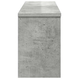 Wall-Mounted Coat Rack with Shelf Concrete Grey 80 x 20 x 30 cm 874342