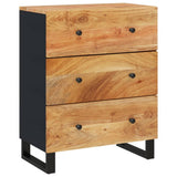 3 Piece Sideboards Solid Wood Acacia 3143639