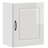 Kitchen Wall Cabinet Kalmar High Gloss White Engineered Wood 853561