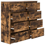 Sideboard Smoked Oak 100x35x99 cm Engineered Wood 3328493