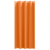Blackout Curtains with Rings 2 pcs Bright Orange 260 x 140 cm 4107402