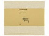 Table Cloth 5 pcs Oval Cream White 130 x 220 cm 42040398